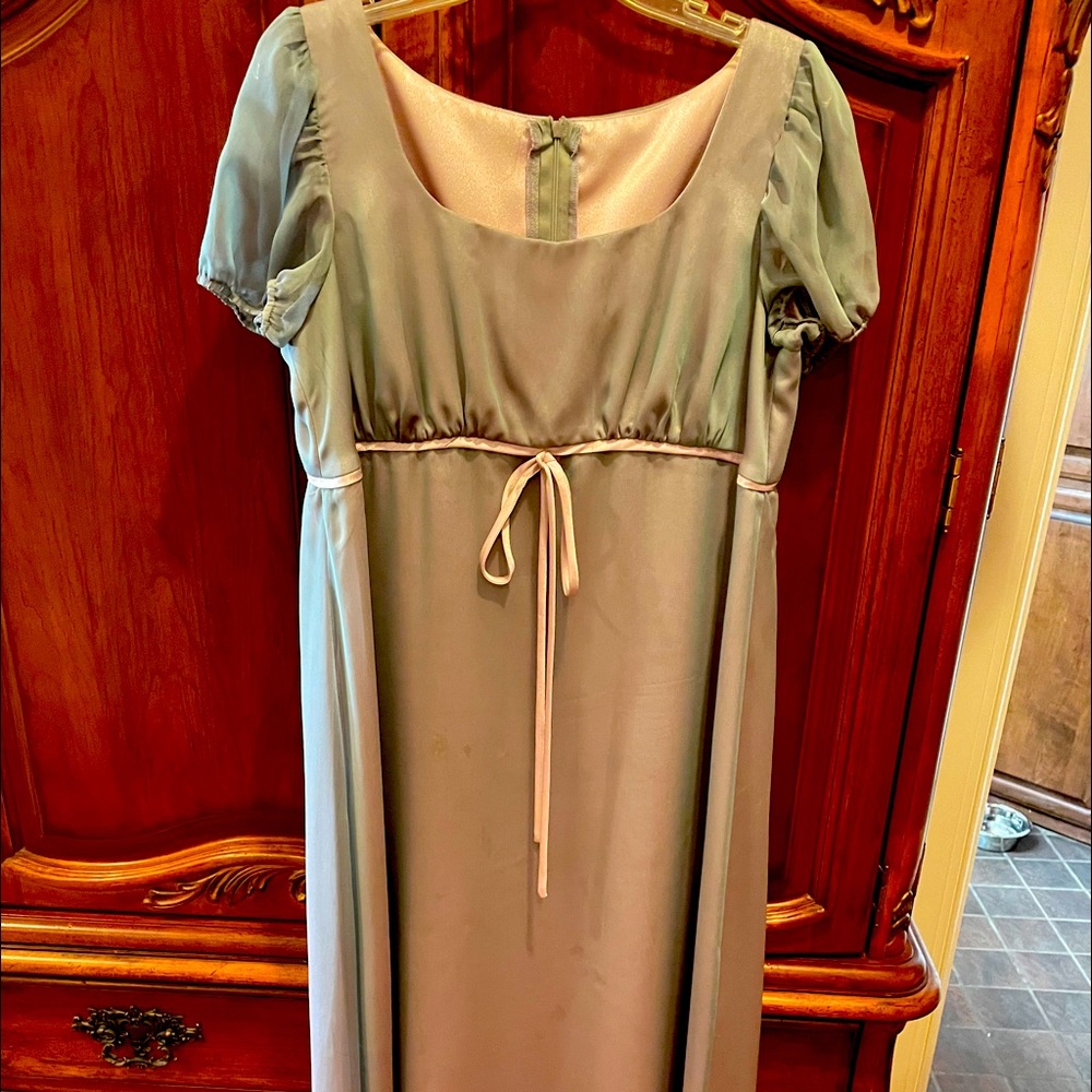 Still for Sale! - Custom Made Green & Purple Iridescent Gown Dress